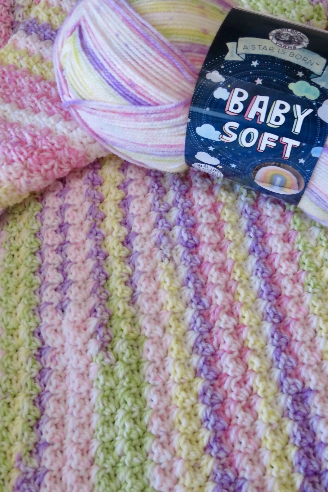 Soft & Sunny Baby Blanket (Crochet)