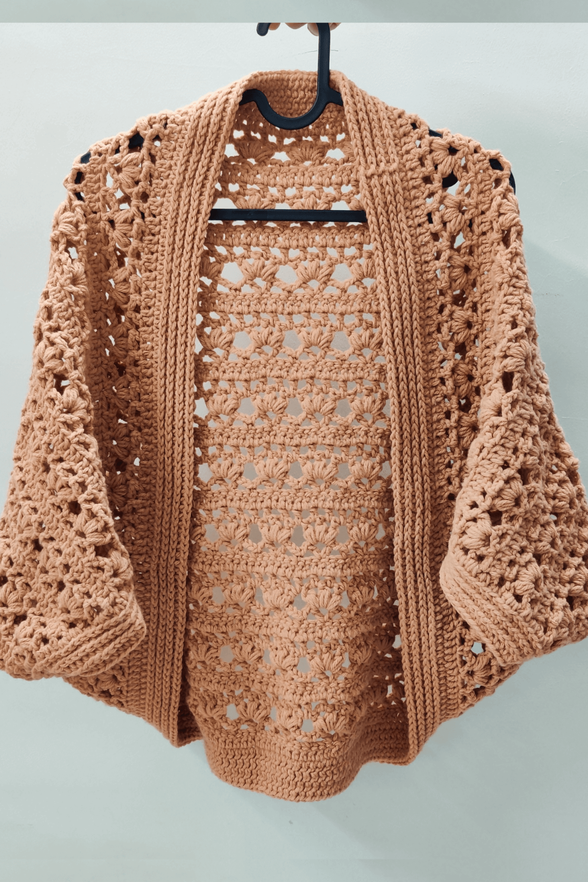 Pumpkin Pie Cocoon Shrug (Crochet)
