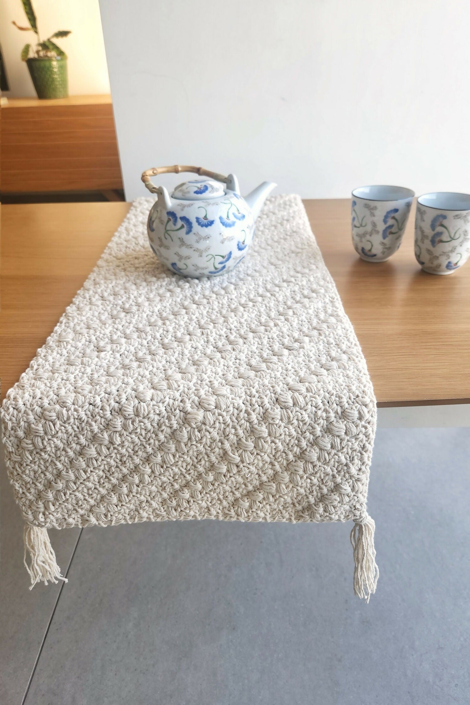 Braided Beans Table Runner (Crochet)
