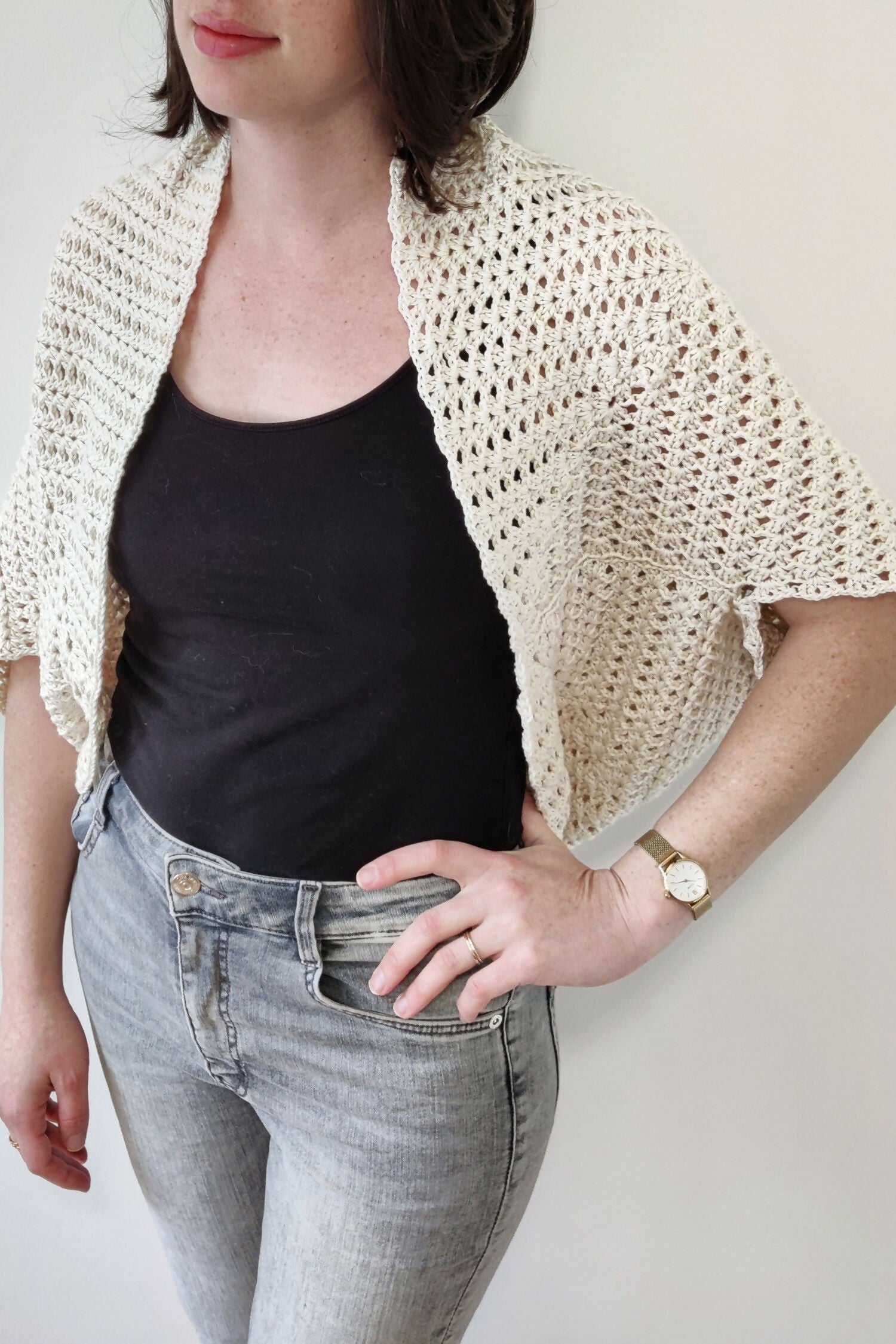 Iris Cocoon Shrug (Crochet)