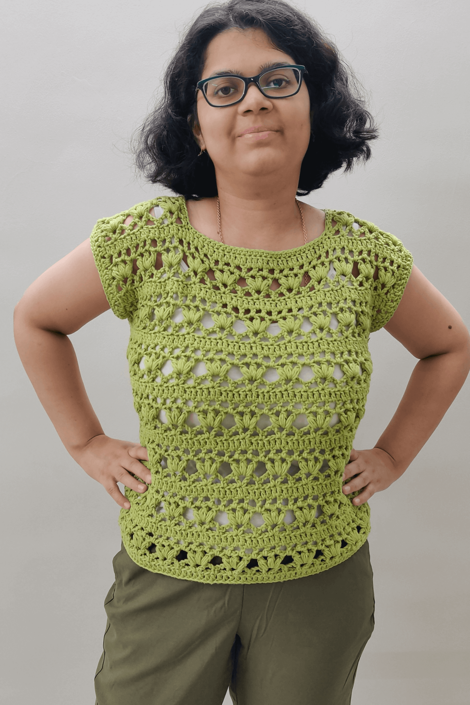 Petal Blossom Top (Crochet)