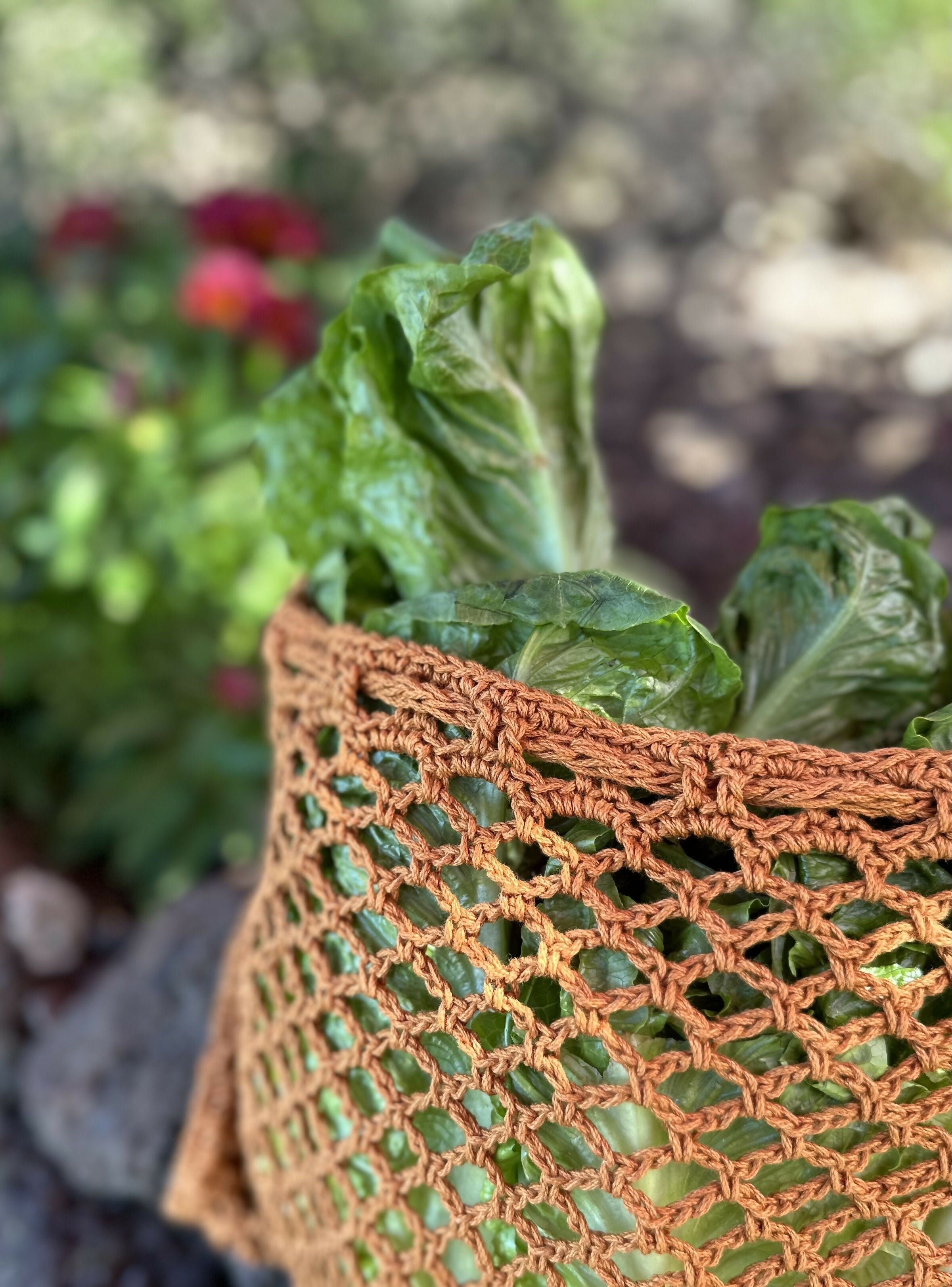 Medium Mesh Produce Book Ball Bag (Crochet)