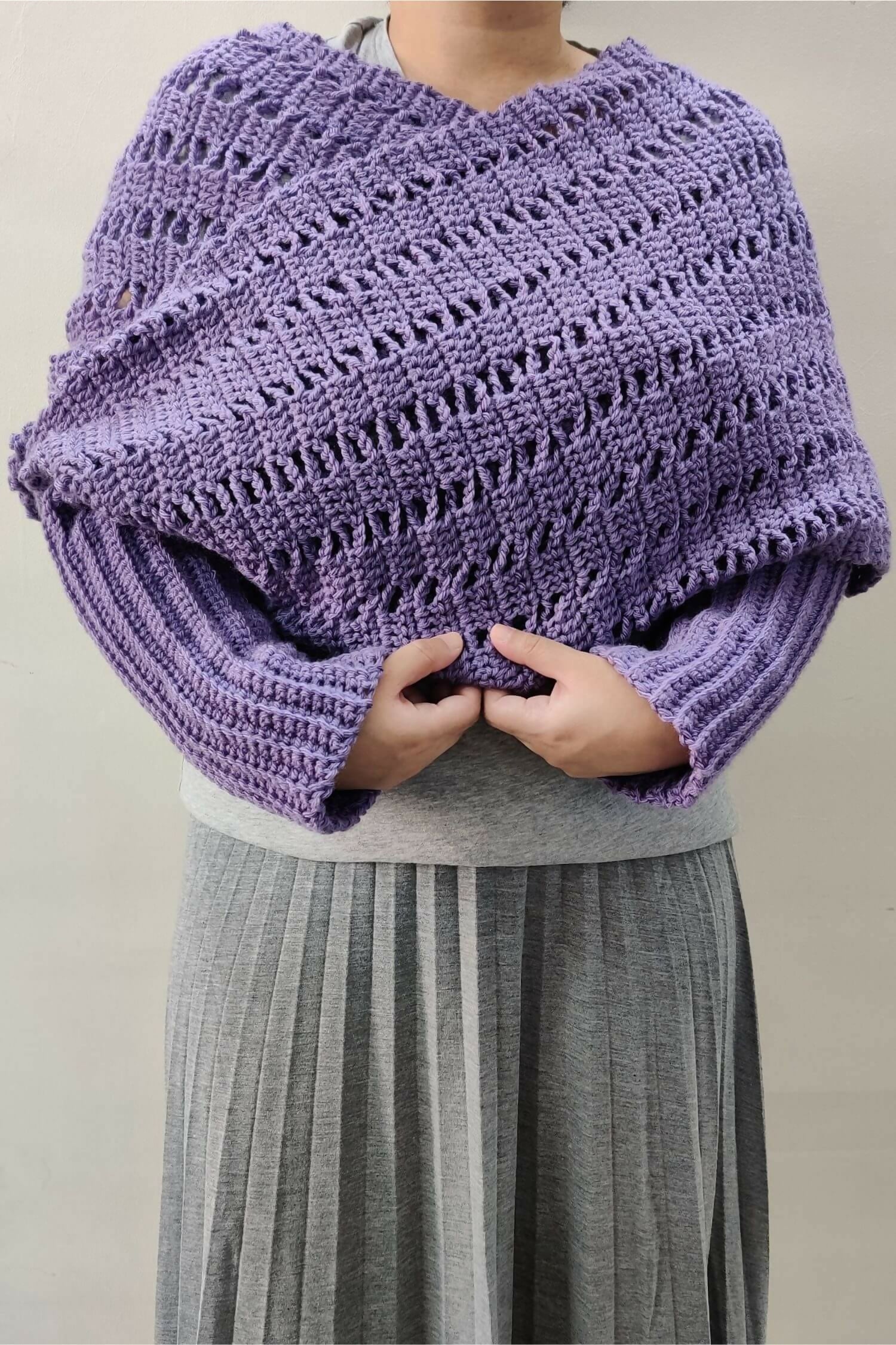 Pretty Chains Sweater Scarf (Crochet)